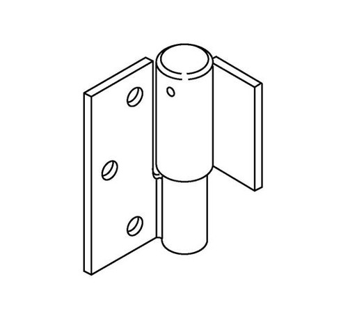 BALL BEARING GATE HINGE LEFT HAND Z/P