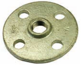 20MM GAL MAL SCREWED FLANGE DRILLED