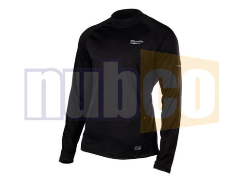 (O) SIZE S BLACK USB RECHARGEABLE HEATED BASE LAYER