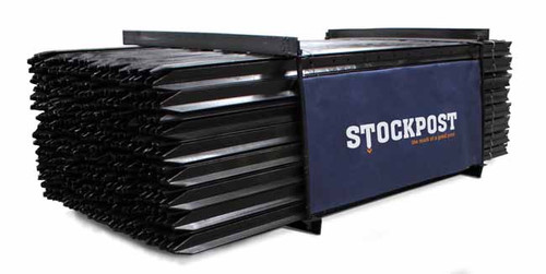 1650MM **HEAVY GAUGE** STEEL FENCE PICKET - BLACK