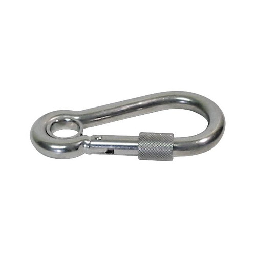 6MM S/S CARBINE HOOK-FERRULE EYE/SCREW LOCK