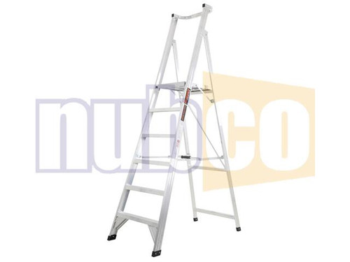 1.8M 6 STEP 150KG ALUMINIUM PLATFORM LADDER