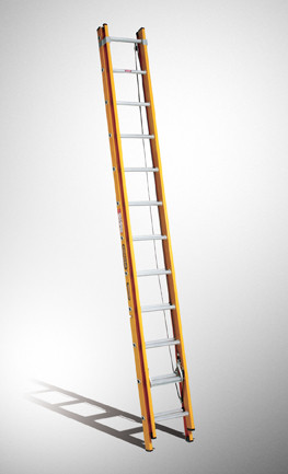 3.7-6.5MTR 130KG INDUSTRIAL FIBREGLASS EXTENSION LADDER