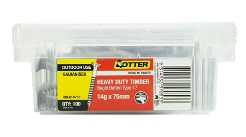 14GX100MM GALV BUGLE BATTEN - 100PK