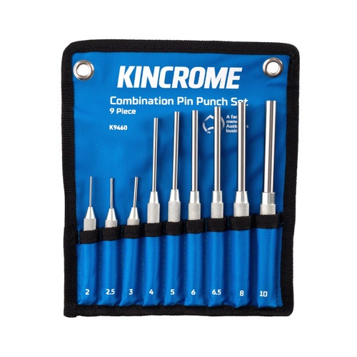 9PCE COMBO PIN PUNCH SET