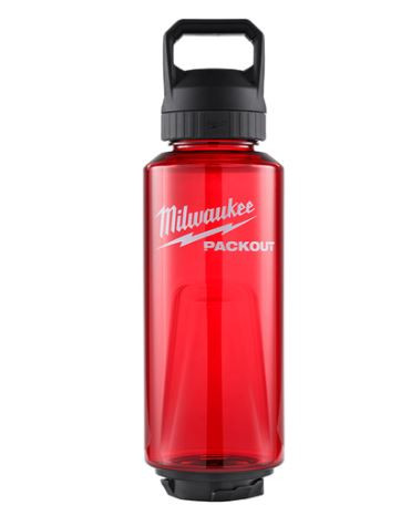 PACKOUT 1420ML 48OZ RED PLASTIC BOTTLE