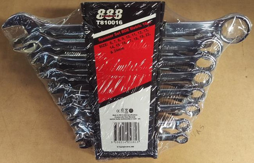 16PCE 6-24MM METRIC ROE SPANNER SET