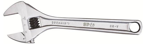 200MM (8\") ADJUSTABLE WRENCH WIDE JAW
