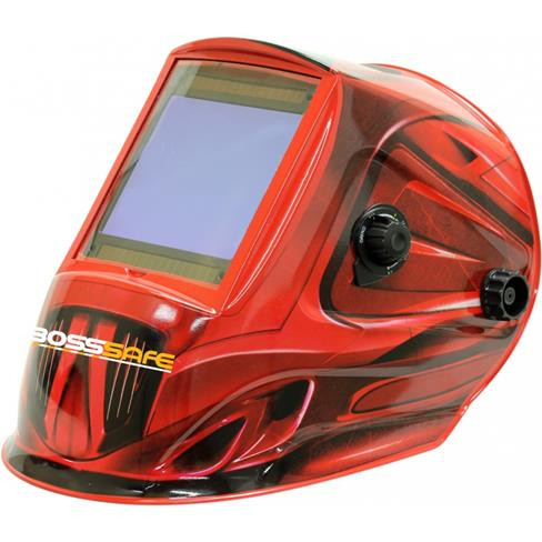MEGA VIEW ELECTRONIC WELDING HELMET - \"INFERNO