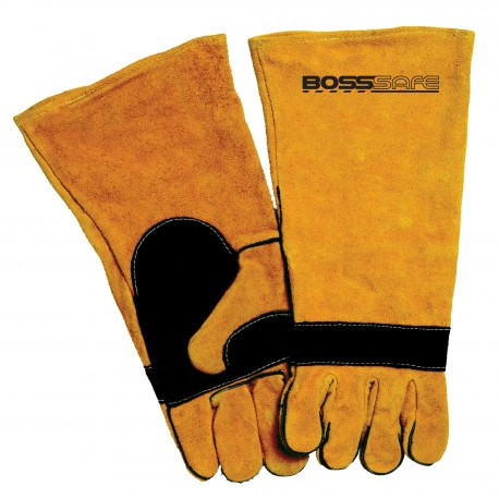 40CM (16") COW SPLIT LEATHER KEVLAR STICHED WELD. GLOVES