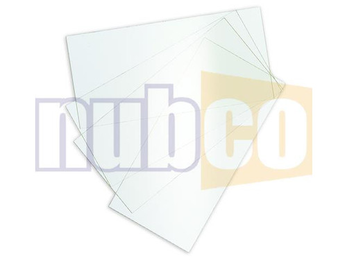 110MM X 98MM X 1.0MM CLEAR POLYCARBONATE WELDING LENS