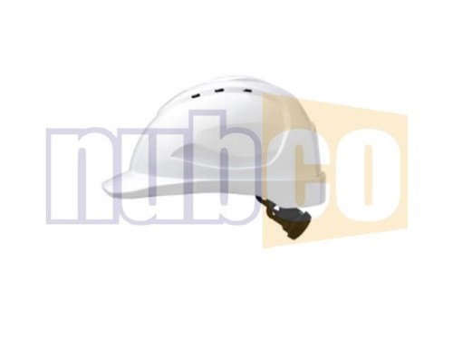 UNVENTED HARDHAT WHITE W/RATCH HARNESS AS/NZS 1801