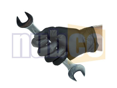 XXL 100/BOX BLACK ROCKET NITRILE DISPOSABLE GLOVES