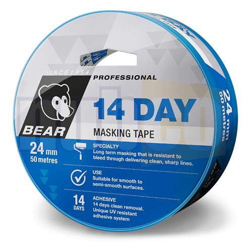24MM X 50MTR 14 DAY BLUE PAINTERS MASKING TAPE