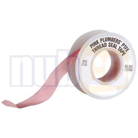 12MM PINK PLUMBERS TAPE 10M ROLL