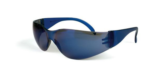 SAFETY GLASSES BLUE MIRROR