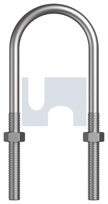 1/4 BSW X 3/4 NB Z/P U-BOLT KIT
