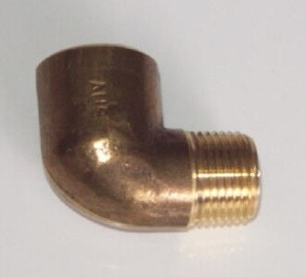 10MM BRASS M&F ELBOW TAPERED