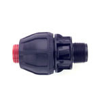 POLY RURAL END CONNECTOR 1.1/2X40MM FI