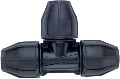 POLY PRESSURE PIPE TEE 40MM