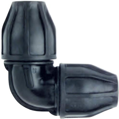 50MM 90DEG POLY PRESSURE PIPE ELBOW