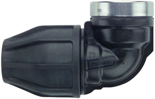 POLY PRESSURE PIPE ELBOW 90DEG 40X40MM FI