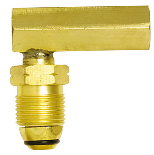GAS ADAPTOR - RIGHT ANGLE TO CONNECT POL LPG TO 3/8"LH
