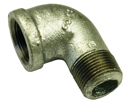 8MM GAL MAL M+F ELBOW 90DEG