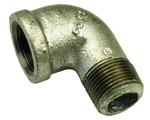 8MM GAL MAL M+F ELBOW 90DEG