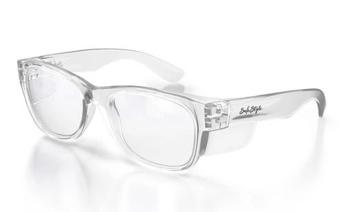 CLASSICS SAFETY GLASSES CLEAR FRAME / CLEAR LENS