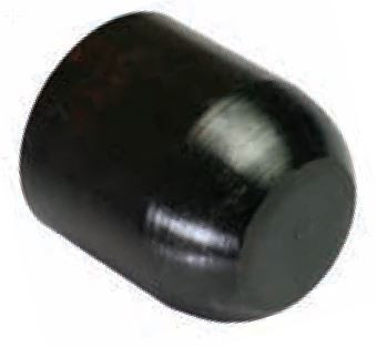 10MM BLACK STEEL CAPS
