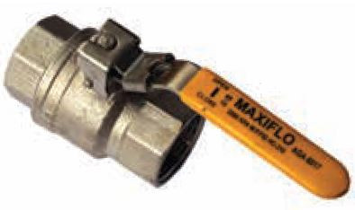 32MM (1.1/4)BRASS LOCKABLE BALL VALVE