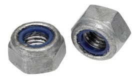 M12 (12MM) GALVANISED NYLOC NUT