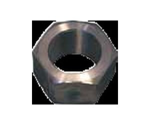 7/16 UNF BLK HEX LOCK (JAM) NUT