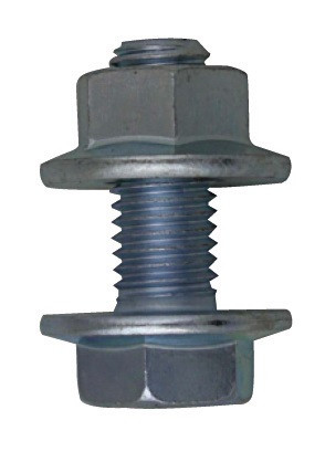 M12X30MM Z/P FLANGE PURLIN  BOLT ASSEMBLY