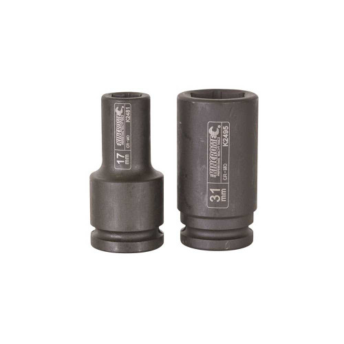 IMPACT SOCKET DEEP 3/4\" DVE 19MM