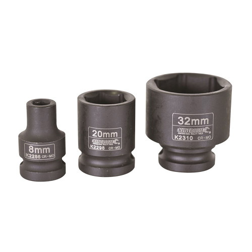 IMPACT SOCKET 1/2\" DVE 9MM