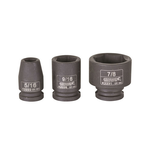 IMPACT SOCKET 3/8\" DVE 7/8