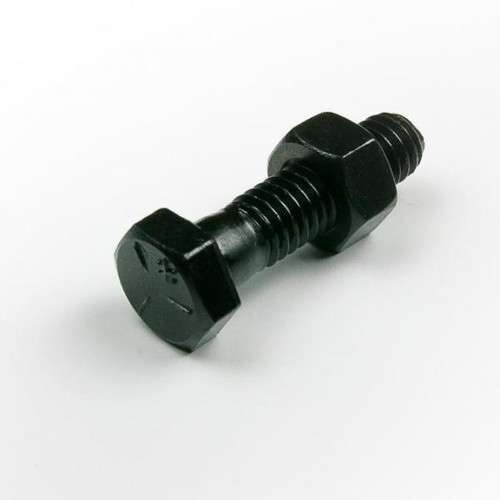 1/4X1/2 GR5 UNC HEX BOLT & NUT BLK