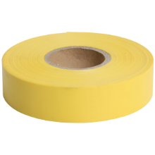 25MM X 100MTR YELLOW SURVEY ( FLAGGING ) TAPE