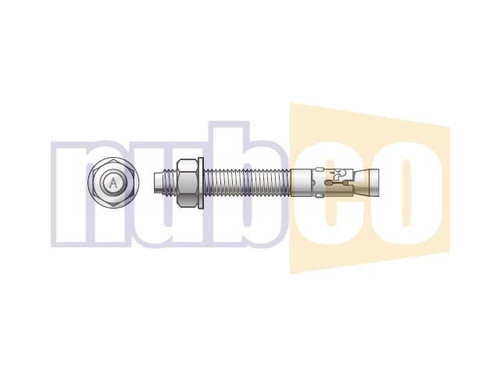M8X65MM 100PK S/S 316 THROUGH BOLT