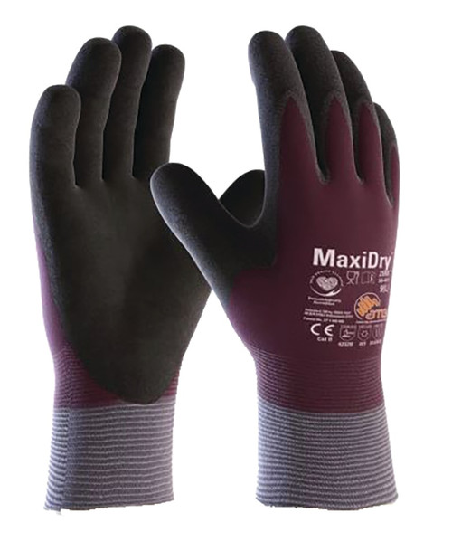 SZ.7 (S) MAXIDRY ZERO FREEZER NITRILE COATED GLOVES