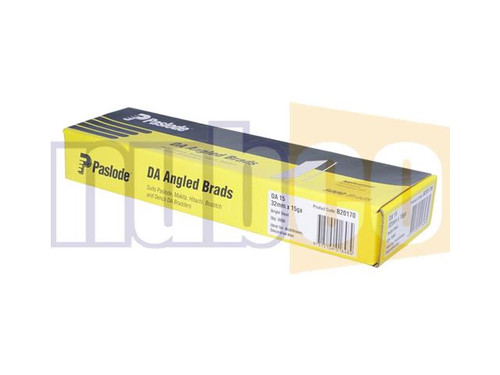 32MM 15GA BRIGHT DA ANGLED BRADS 3000PK