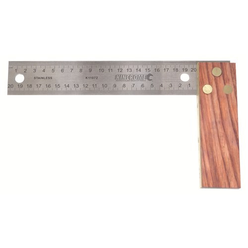 250MM HARDWOOD HANDLE TRI SQUARE
