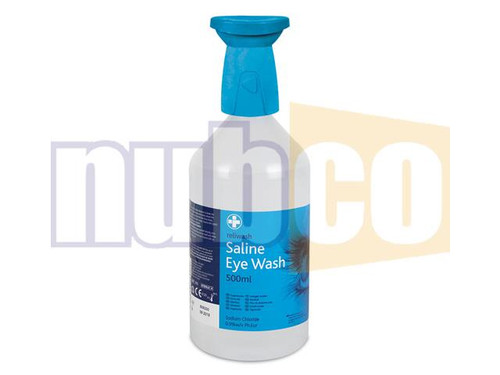 500ML SALINE EYE WASH SOLUTION WITH CAP
