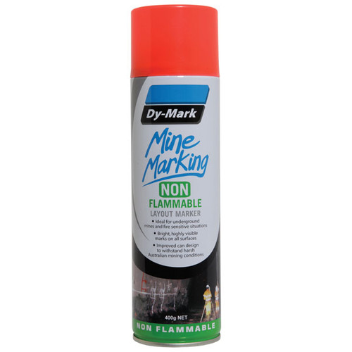 400G MINE MARKING HORIZONTOL NON FLAMMABLE - FLURO RED