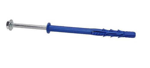 10X120MM 25PK ZINC HEX HEAD NYLON ANCHOR