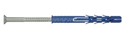 10X120MM 25PK ZINC FLAT HEAD NYLON ANCHOR