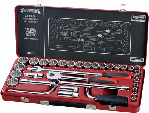 33PCE 1/2\" DRIVE METRIC SOCKET SET