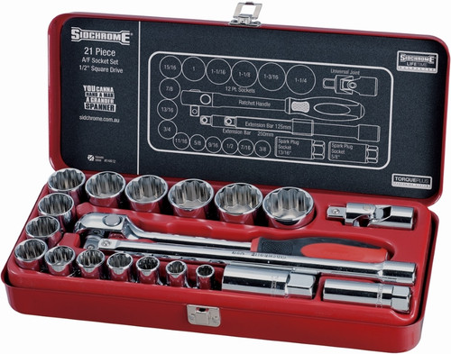 21PCE 1/2\" DRIVE AF SOCKET SET